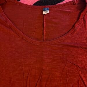 Old Navy Women's Burgundy Short Sleeve Tee 2XL